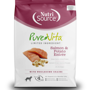 NutriSource Purevita Salmon & Potato Entrée 15lb