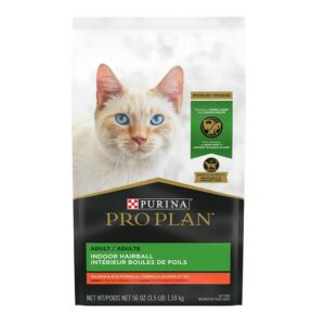 Pro Plan Adulto Cat Indoor HairBall Salmon & Rice 1.5kg (3.5 lb)
