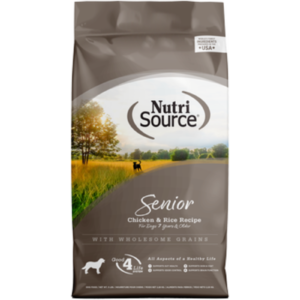 NutriSource Senior Chicken & Rice Recipe 15lb