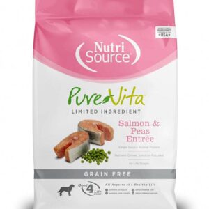 NutriSource Purevita Salmon & Peas Entrée Grain Free 15lb
